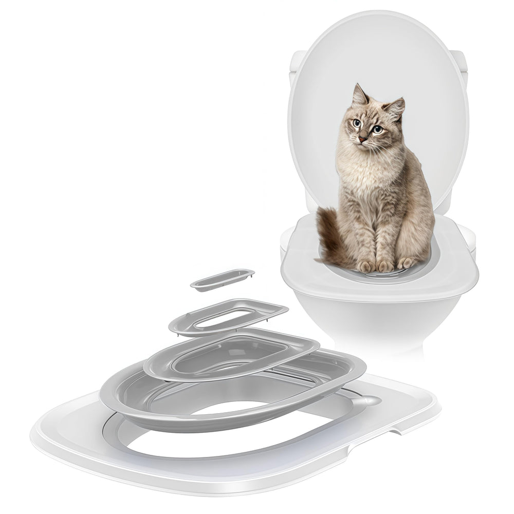 Leopacat cat toilet training kit packaging highlights portable, mess-free setup for busy households
