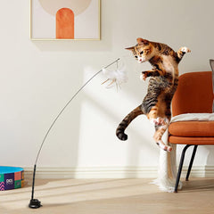Leo's Paw replacement birds with feathers and bells, five-pcs, extend playtime