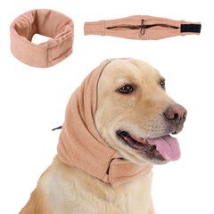 Leotrag sudadera calma para perro con capucha protege oidos en ambientes ruidosos.