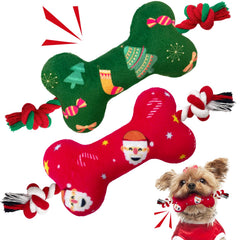 Lepawit Christmas dog toy for small dogs with squeaker promotes lively indoor play.