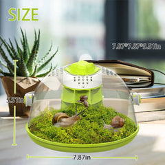 LepiBat Gems rotating lock top secures tiny pets while minimizing escape risk.