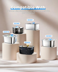 Lesotc 7-layer filtration close-up demonstrates multi-stage purification for fresher-tasting water.
