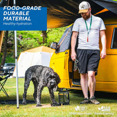 Lesotc BPA-free ABS material ensures safe, durable pet hydration