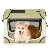 LE SURE Lesure 26in soft collapsible crate folded for travel and storage