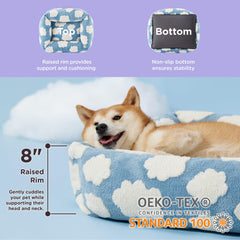 LE SURE bed anti-slip bottom keeps lounging secure on any floor surface