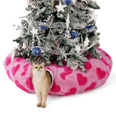LE SURE Lesure cat tunnel bed in circle shape offers cozy hideaway and playful retreat.