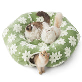 LE SURE Lesure cat tunnel bed circle offers cozy nap space with hidden play area.