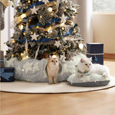 Lesure cat tunnel bed circular tunnel setup promotes cozy hideaway for indoor cats