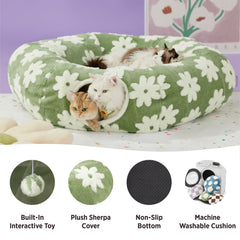 LE SURE Lesure plush sherpa material feels soft and warm for pets.