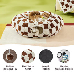 LE SURE washable circle cushion for easy cleaning after adventures.