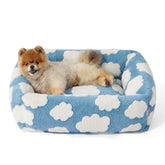 LE SURE Cute Dog Bed rectangle orthopedic for comfy naps