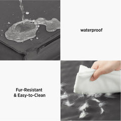 LE SURE orthopedic egg crate foam comfort for large dogs