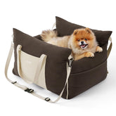 LE SURE Lesure small dog car seat front view for secure travel