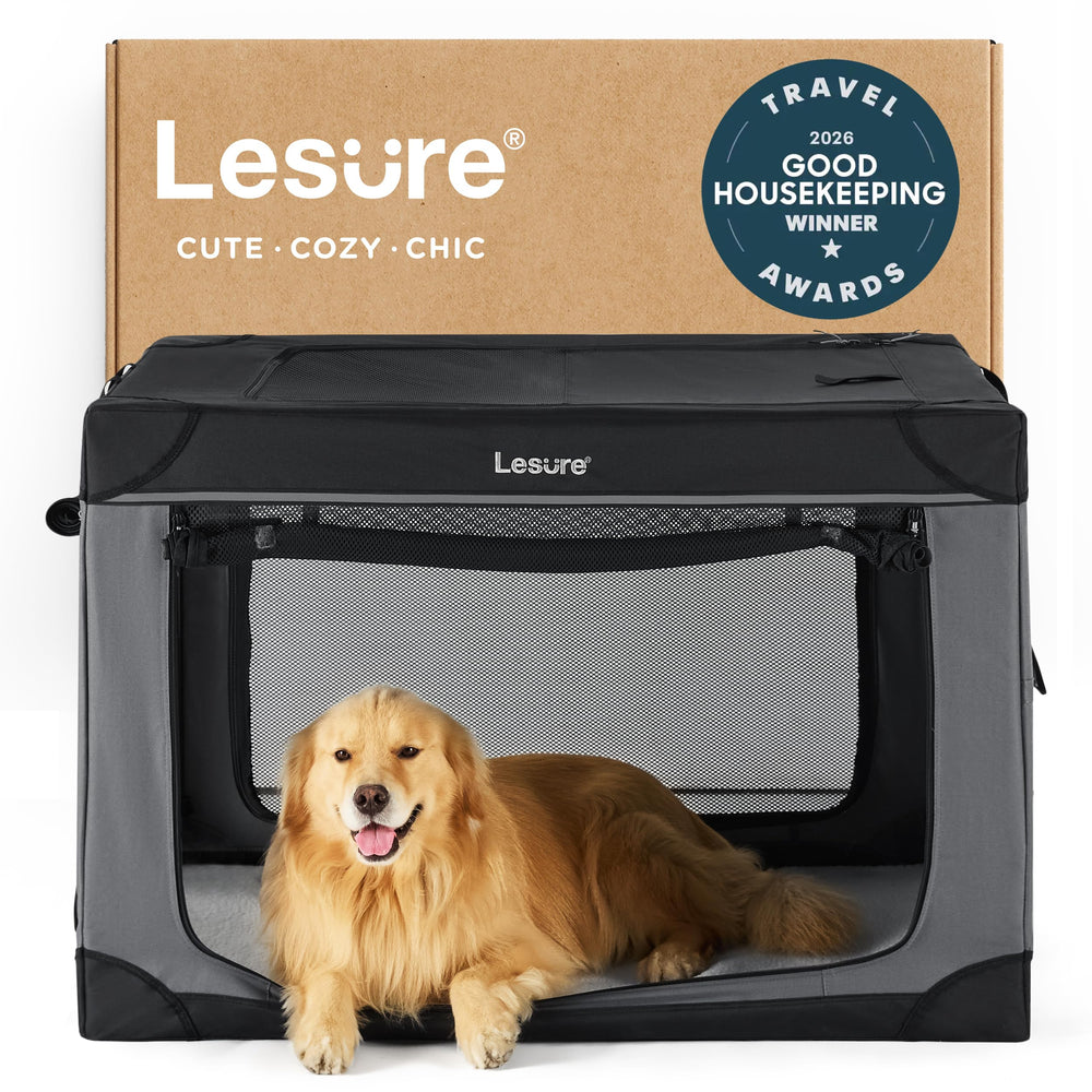 Lesure today-show soft crate 42-inch travel-dog-crate for on-the-go adventures.