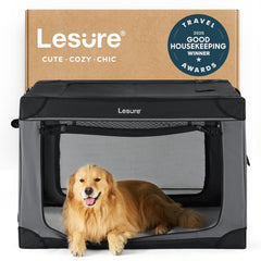 Lesure today-show soft crate 42-inch travel-dog-crate for on-the-go adventures.