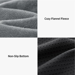 LE SURE close-up plush fleece texture emphasizes softness for lounging