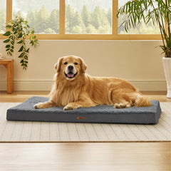 LE SURE XL bed cover with dot grip non-slip detail helps keep mats in place