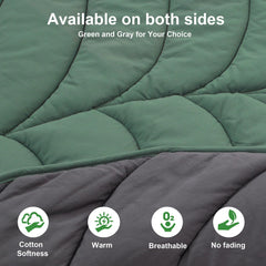 Letalong leaf-shaped dog blanket close-up shows soft cotton fabric.