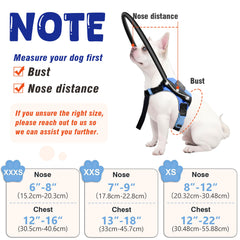 LetPetRun halo harness soft knitted straps provide gentle, everyday comfort for dogs.