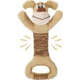 Letsmeet juguete grande para perro con peluche y chirrido, ideal para juego interactivo