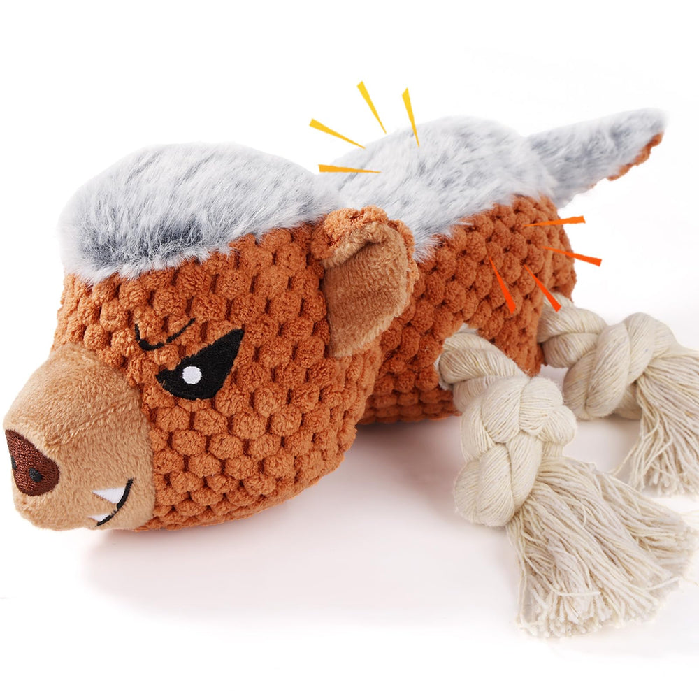 Letsmeet juguete para perro con cuerda para tirar, duradero y apto para juegos interactivos.