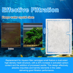 LEWEREST installed filter cartridge in QuietFlow E demonstrates easy, tool free maintenance.