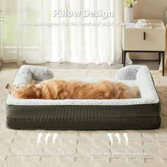 LEXTRO dog bed nest design helps dogs curl up and feel secure
