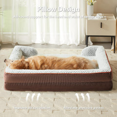 LEXTRO extralarge dog bed nest design mimics den to ease anxiety