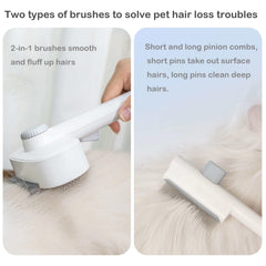 LGYJQTCMG undercoat rake for dogs and cats removes loose fur gently.