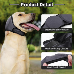 LIANZIMAU breathable ear wrap keeps dogs cool