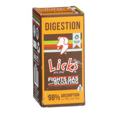 Licks Pill Free dog digestion enzymes bottle pour shows meal-time support for gentle digestion