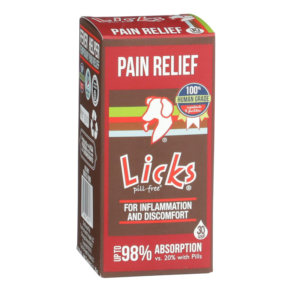 Licks Pill Free dog pain relief gel packets provide easy administration for quick dosing.