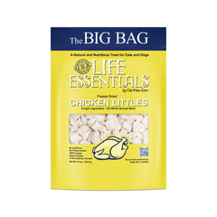 Life Essentials Freeze Dried Chicken Bites bag—grain-free, single-ingredient treat for dogs and cats.