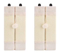 LIFLIX 2-pack wall corner scratcher mounted to wall protects furniture.