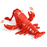 LIFLIX Flappy Lobster Toy front view shows prey-like motion for active cats