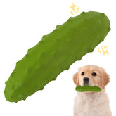 LIFLIX cucumber-shaped squeaky dog toy for engaging play