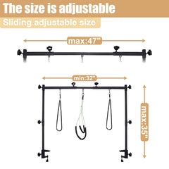 Ligefoy dog grooming arm height adjustable enables comfortable grooming of pets.