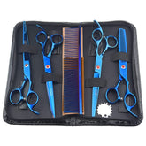 LILYS PET professional dog grooming scissors 7-inch cutting blade for precise trims.