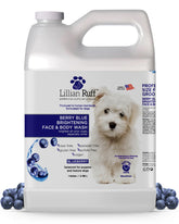 Lillian Ruff Berry Blue bottle highlights brightening formula for all coat colors