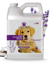 Lillian Ruff PRO Formula bottle with premium dog shampoo for sensitive skin care