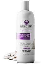 Lillian Ruff PRO formula Ultra Brightening bottle shows whitening action for a refreshed coat