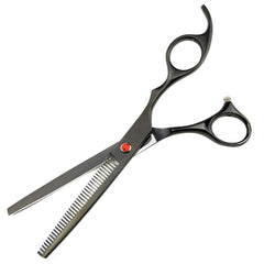 LILYS PET Curved Scissor Down 7in shapes around ears with precision.