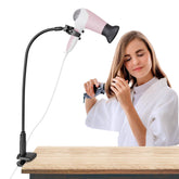 Linkidea hair dryer stand with 360-degree swivel neck for precise, hands-free styling.