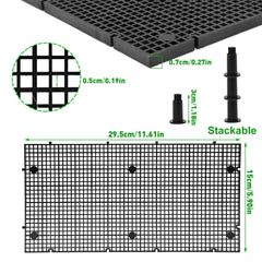 LINLAN 48 brackets close-up highlights secure divider installation for durable use.