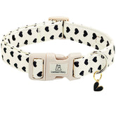 Collar Lionheart Glory con estampado de corazones, ideal para paseos con estilo.