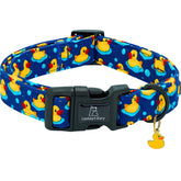 Collar Lionheart Glory con patrón pato para perros grandes, ideal para paseos diarios