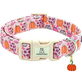 Lionheart Glory collar para perro con calabaza floral rosa, ideal para fiestas