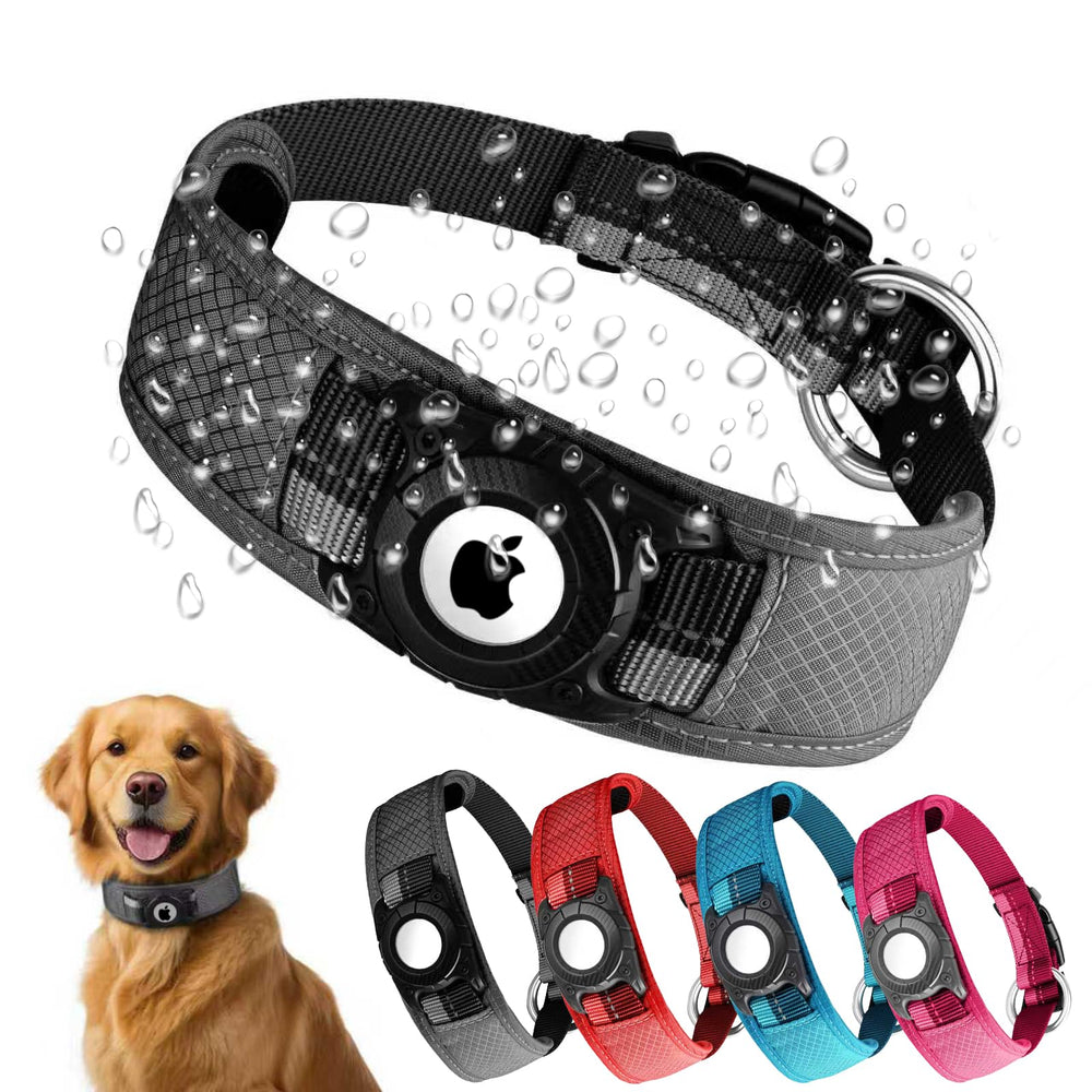 LIOPARD AirTag collar with 360-degree protection for secure tracking