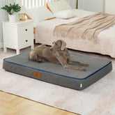 LIORCE orthopedic memory foam bed top view showing edge support.