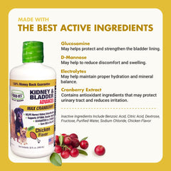 LIQUID-VET bladder lining glucosamine in bottle supports bladder health